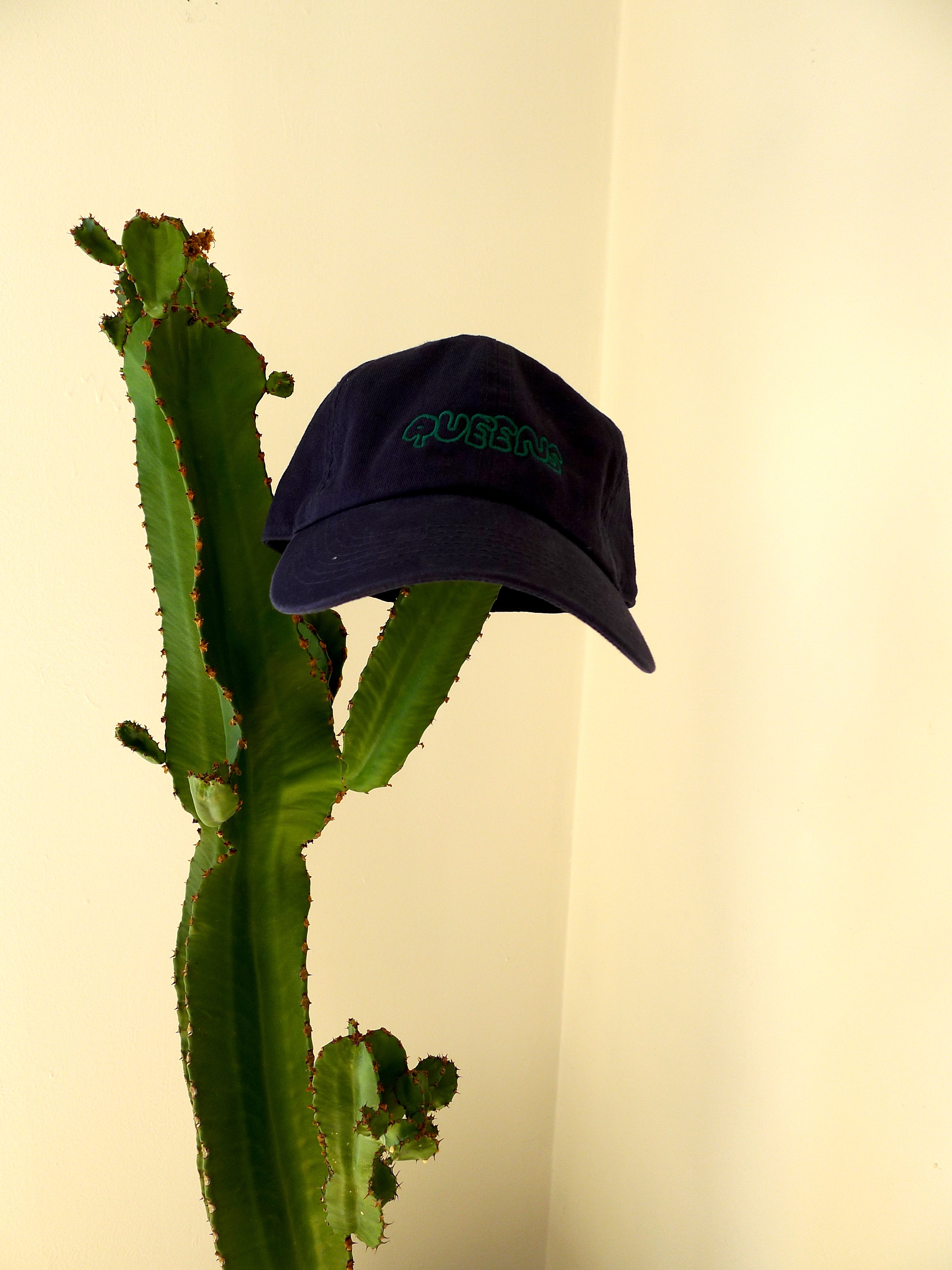Queens Cap (Navy/Kelly Green)